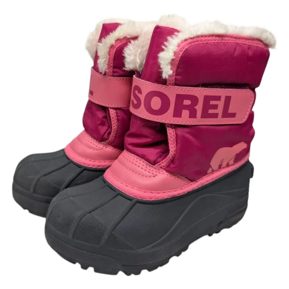 Sorel Commander Pink Winter Snow Boot